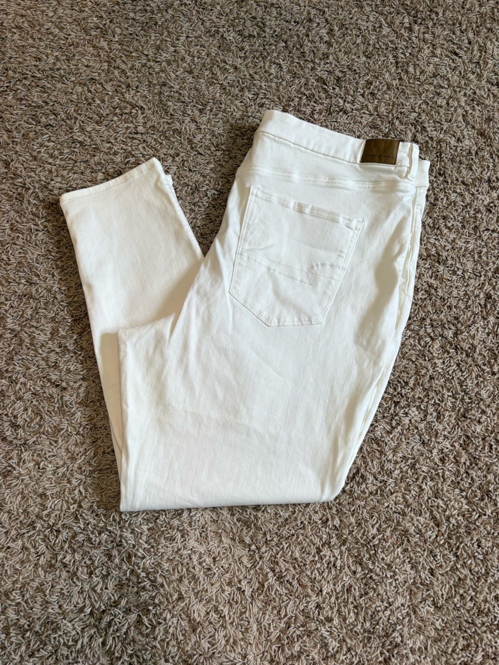 American Eagle Curvy Hi-Rise Jeggings in White Womens size 22 NWT!!